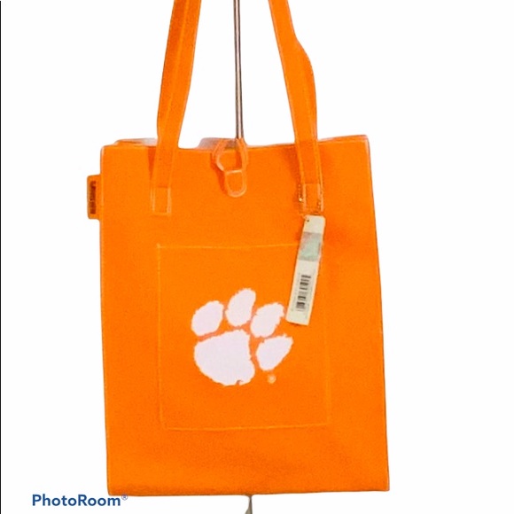 Alan Stuart Handbags - Clemson orange tote
